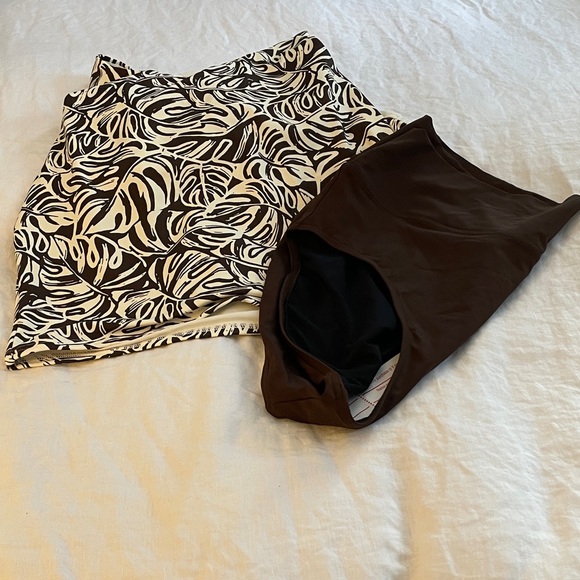 Lands' End Other - Lands' End Black and Brown Bikini Set